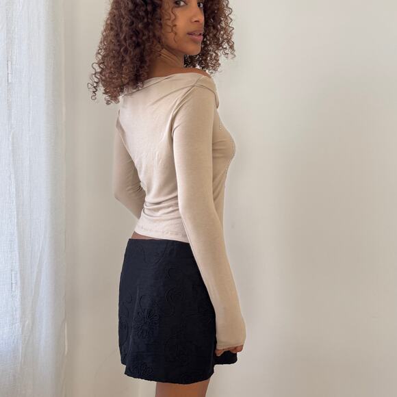 Vintage Castelbajac beige embellished off-shoulder top (S) - Picture 3 of 9